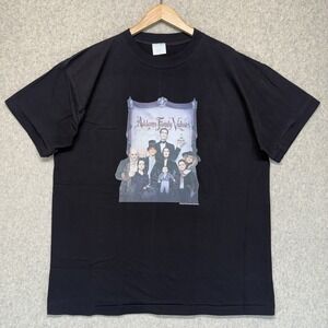 Addams Family Values Graphic T Shirt Mens XL Black Movie Horror Short Sleeve Tee